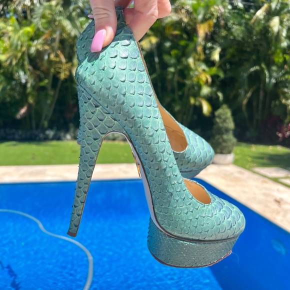Charlotte Olympia Python Heels - Picture 6 of 15